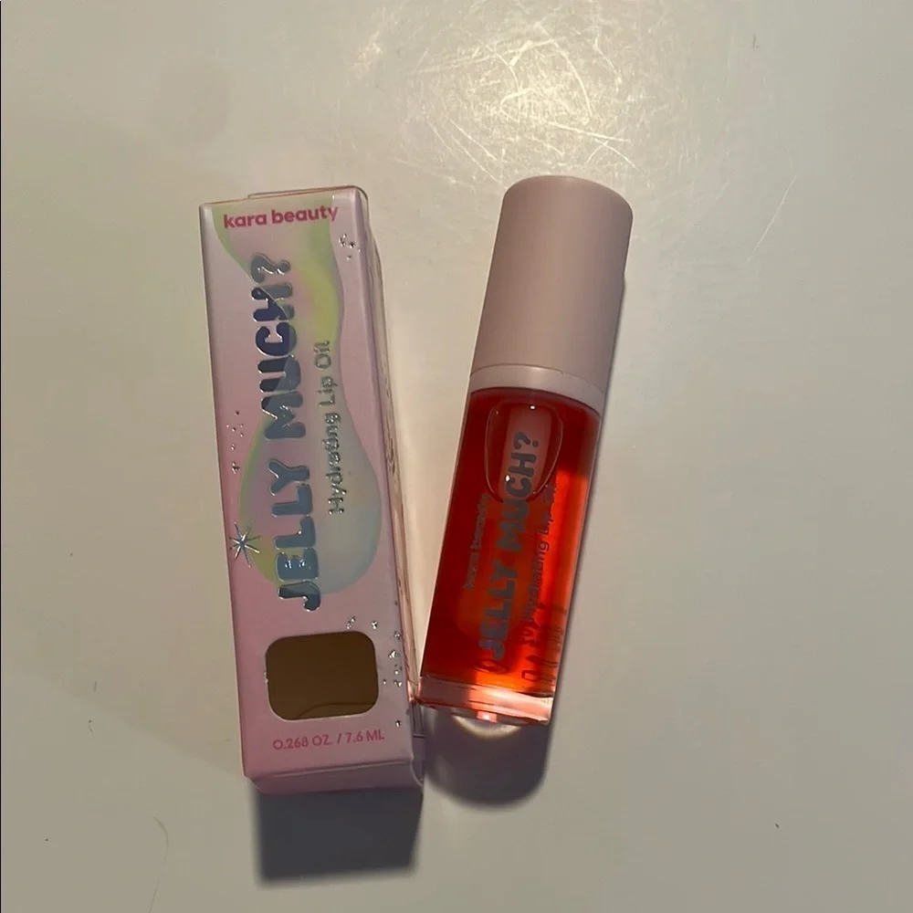 Kara Beauty Jelly Much? Hydrating Lip Oil - Bold Orange